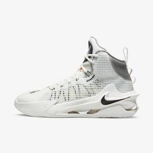 Women's Nike Air Zoom G.T. Jump Basketball Shoes White / Black / White | NK130HXK