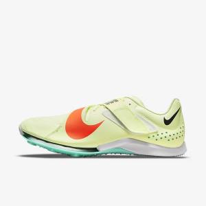 Women's Nike Air Zoom LJ Elite Athletics Jumping Spikes Running Shoes Turquoise / Orange | NK031ORH