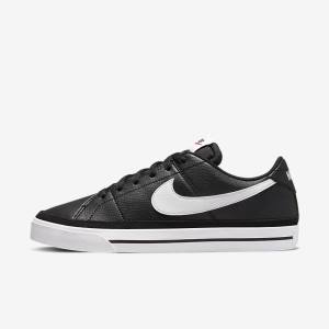 Women's Nike Court Legacy Next Nature Sneakers Black / Orange / White | NK235DZU