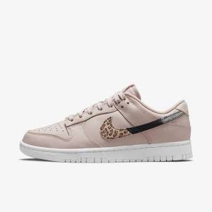 Women's Nike Dunk Low SE Sneakers Khaki Grey / Khaki Grey / Multicolor | NK528AFB