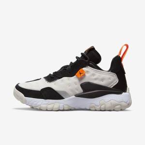 Women's Nike Jordan Delta 2 Jordan Shoes Black / White / Orange | NK491GEF