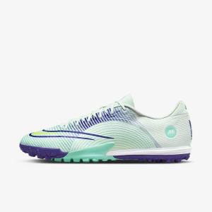 Women's Nike Mercurial Dream Speed Vapor 14 Academy TF Turf Football Shoes Green / Purple / Green | NK972OAR