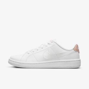 Women's Nike NikeCourt Royale 2 Next Nature Sneakers White / Black / Rose | NK681BSD