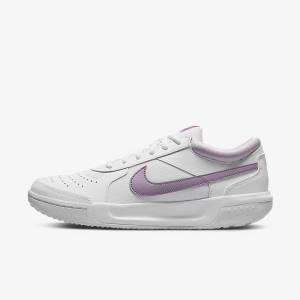 Women's Nike NikeCourt Zoom Lite 3 Tennis Shoes White | NK375FVN