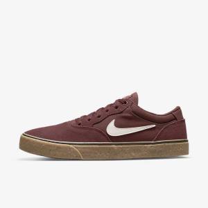 Women's Nike SB Chron 2 Skate Shoes Light Brown | NK514NCR