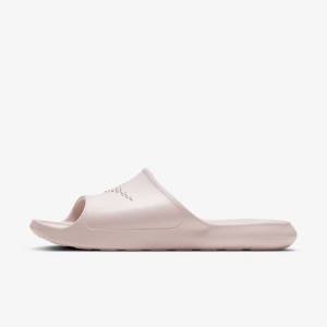 Women's Nike Victori One Shower Slides Rose / Rose / White | NK918POY