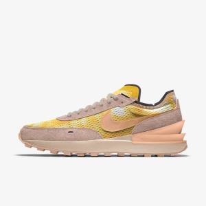 Women's Nike Waffle One By You Custom Sneakers Multicolor | NK862JVF