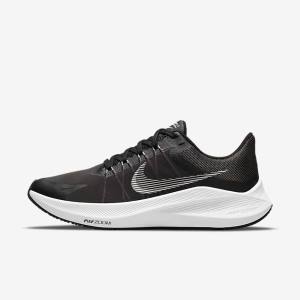 Women's Nike Winflo 8 Road Running Shoes Black / Dark Grey / Light Grey / White | NK189GZX